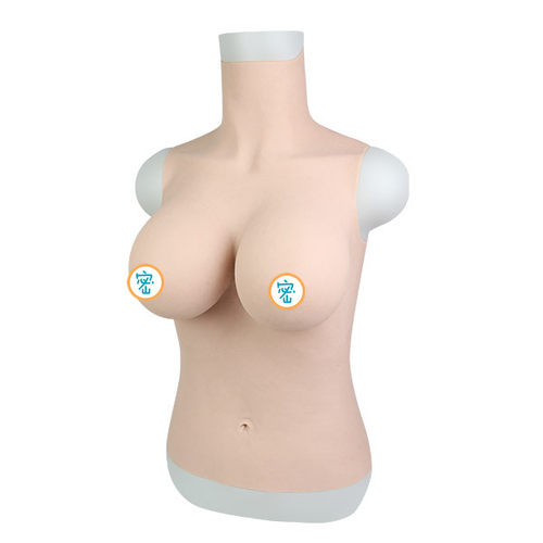半身硅凝胶长款义乳男扮女变装伪娘假胸女假乳房超大假奶直播影视 - 图0