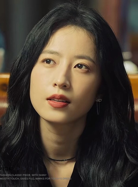 FDK春色寄情人周雨彤庄洁同款黑玛瑙项链女轻奢高级感锁骨链夏