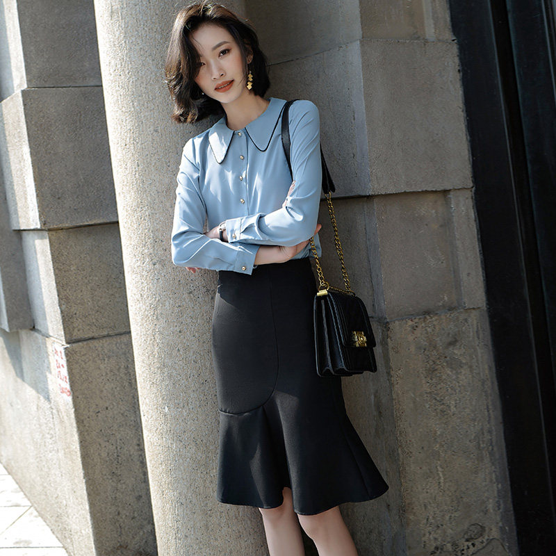 欧阿玛施旗舰店官网2020秋新款衬衫 欧阿玛施旗女装衬衫