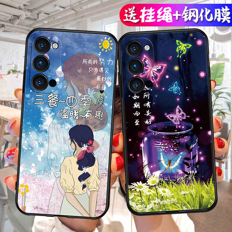 适用OPPOReno4Pro手机壳0p0preno4pr0全包Reno4pro软硅胶ren04por动漫reon4pro男RENO4PR0彩绘PDNM00潮rno4pr-图1