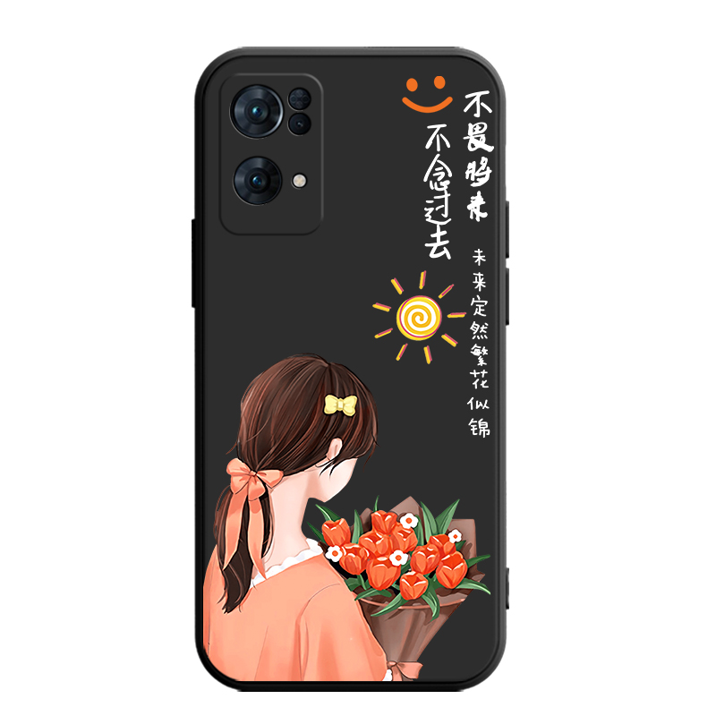 适用opporeno7pro手机壳。PFDM00直边PFDT00软壳0pp0reno7pr0防摔oporeno7por保护套oppren07pro男女卡通简约 - 图3