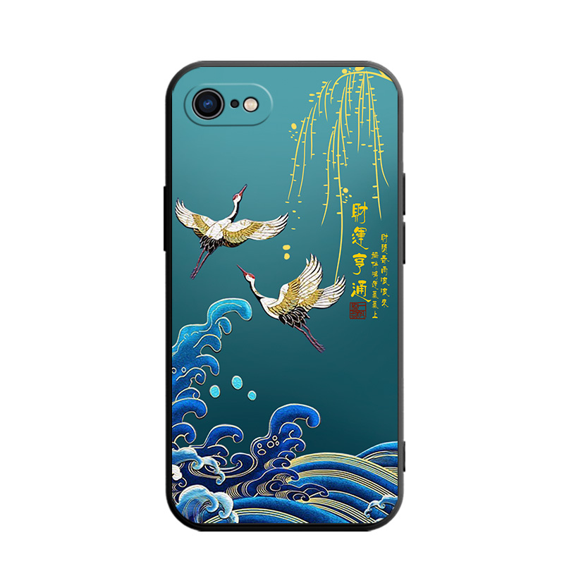 适用于苹果7Plus手机壳A1661 A1864中国风iphone7pls国潮pg男女款ip软壳防摔apple7plsu外壳苹果7puls保护套 - 图3