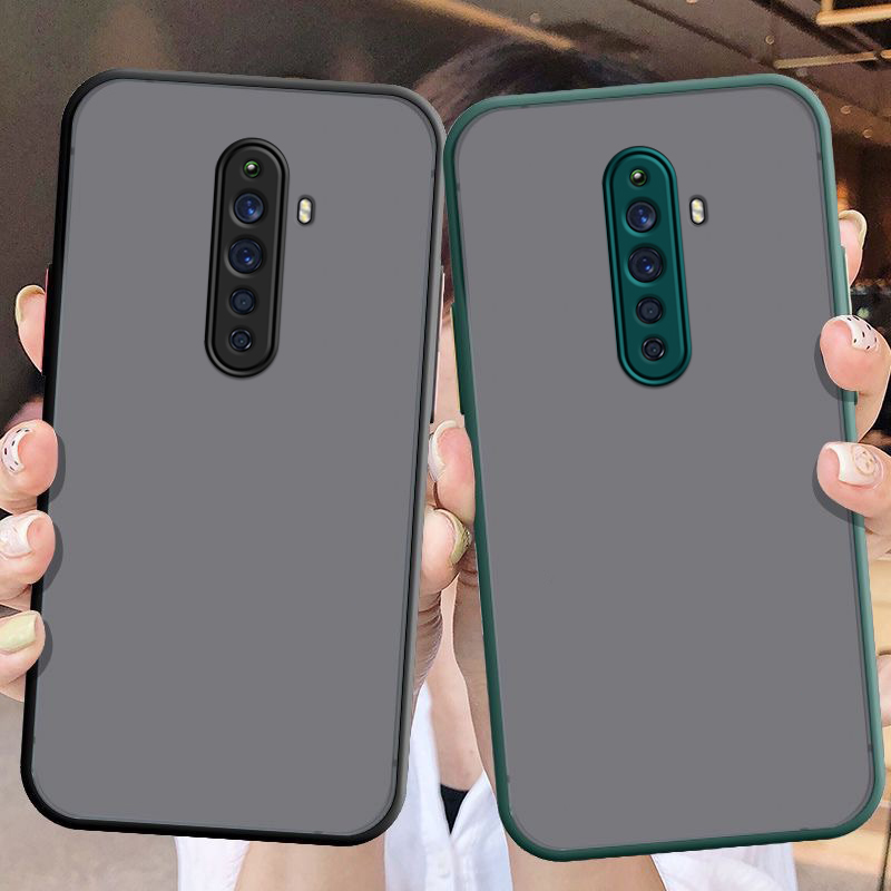 适用于oppo reno2z手机壳opporeno2Z肤感撞色PCKM80磨砂pckm8o保护套0pp0防摔全包oppreno2Z个性男女oopp超薄 - 图1