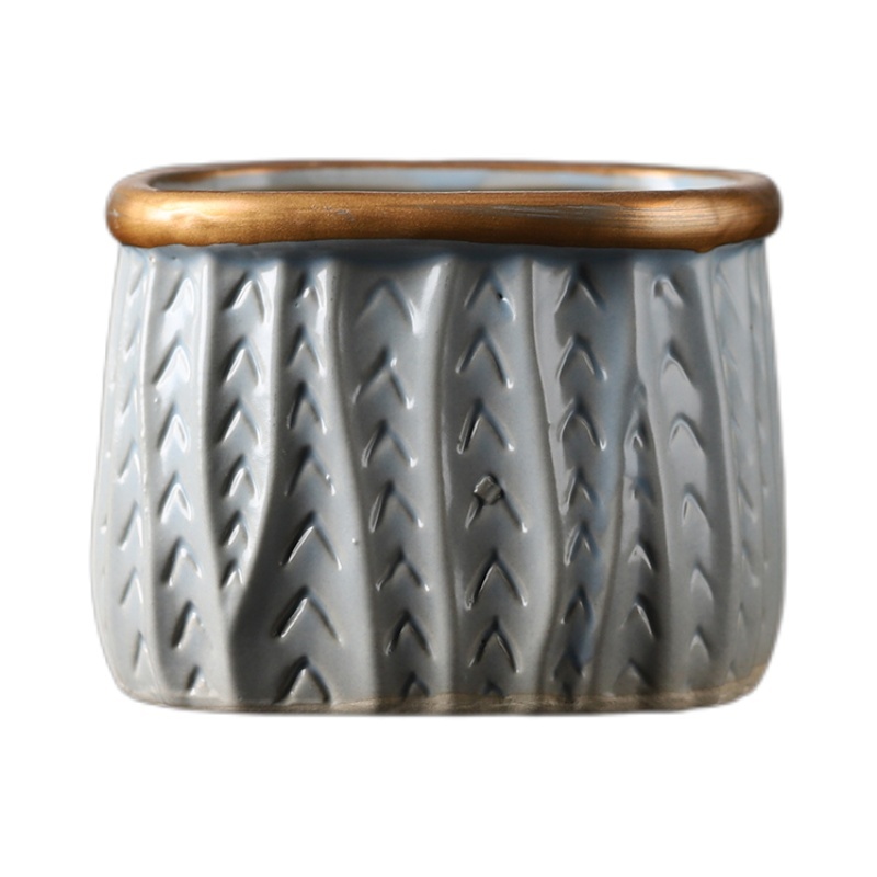 多肉花盆陶瓷肉肉特价清仓透气北欧风粗陶小老桩大口径创意绿植,淘宝优惠券,粉丝福利购,淘宝优惠卷