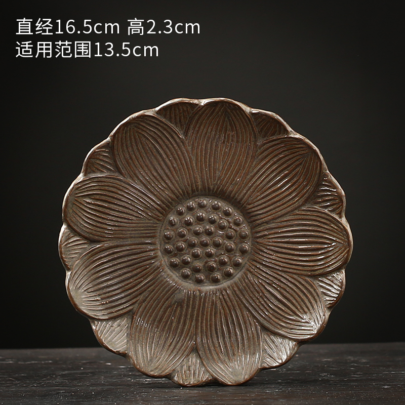 陶瓷花盆托盘小号大号圆形长方形加厚垫莲花底盘座创意接水盘摆件,淘宝优惠券,粉丝福利购,淘宝优惠卷