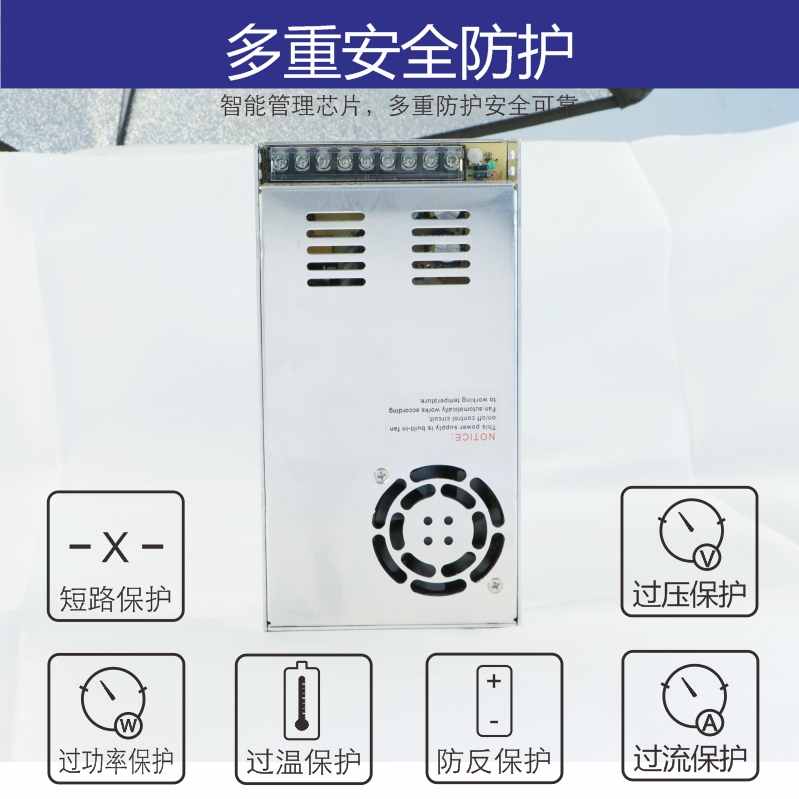 明维S-360-5V60A 12V30A 15V24A 24V15A 36V48V单组输出开关电源 - 图1