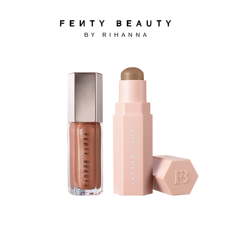 Fenty Beauty海外旗舰店FENTY BEAUTY蕾哈娜柔雾塑颜棒流光唇釉混搭彩妆套装0