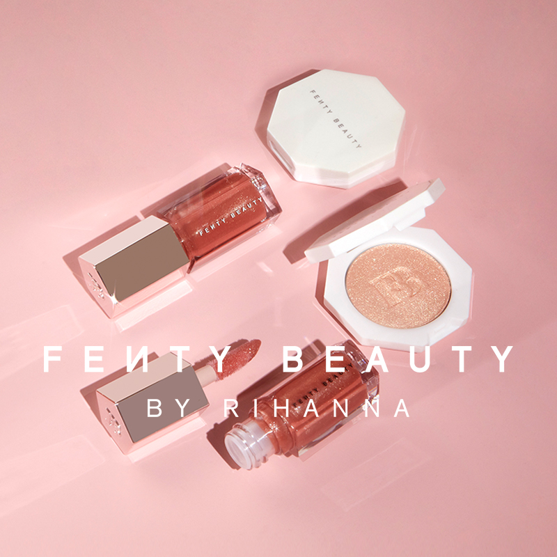 Fenty Beauty海外旗舰店FENTY BEAUTY蕾哈娜电光杀手锏3D流光粉饼高光修容盘FB1