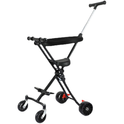 Маленькая складная тележка для выхода на улицу, простые ходунки для путешествий, 1-3-6 лет, подходит для подростков