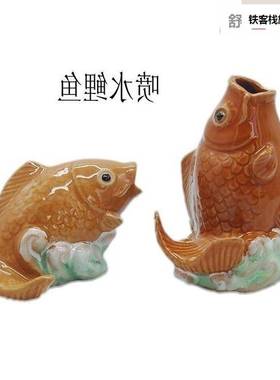 假头喷水龙花园假山别鱼喷水壁挂装饰龙头吐山池水龙头流水喷泉墅