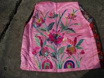 Lan] 5932 Fish Lotus Pink Embroidered Flowers Kan Shoulder Jinnan Folk Customs