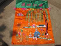 Lan] 5835 Jiang Taigong fishing embroidered mirror curtain Jin Nan folk customs
