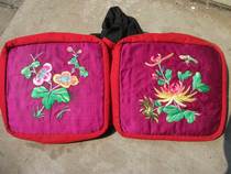 Lan] 10069 Chrysanthemum Butterfly Embroidered Pillow Top