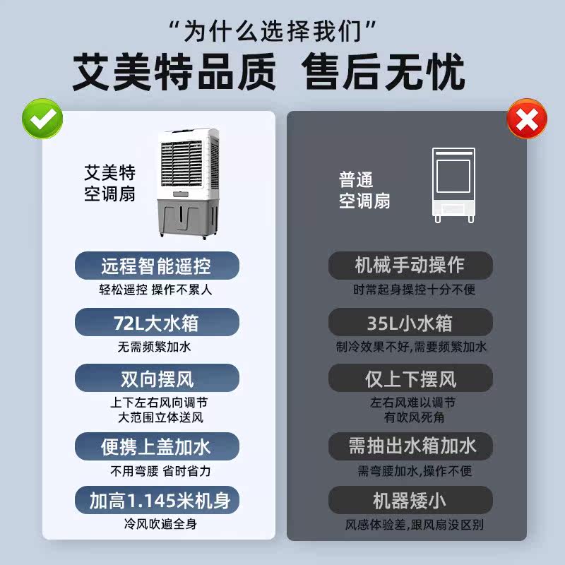  艾美特浮云空调扇