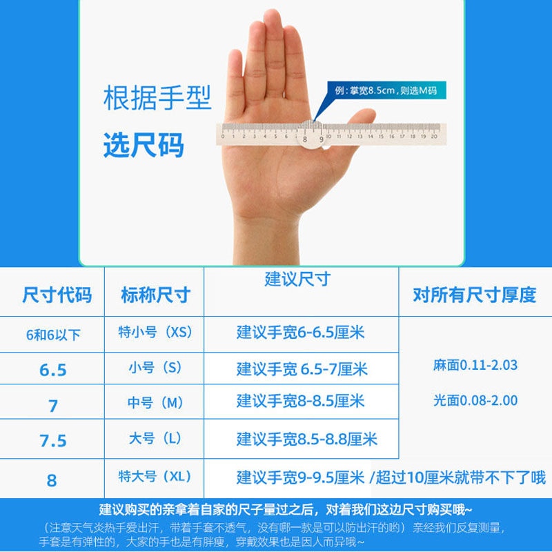 医用手套橡胶美容纹绣牙科一次性乳胶检查有粉无粉手套100只加厚,淘宝优惠券,粉丝福利购,淘宝优惠卷