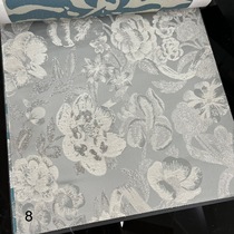 Flower Bouquet Jacquard Fabric Wide Range High Precision Flower Bouquet Genuine Silk Qipao Fabric Silk Bouquet Window Curtain Fabric