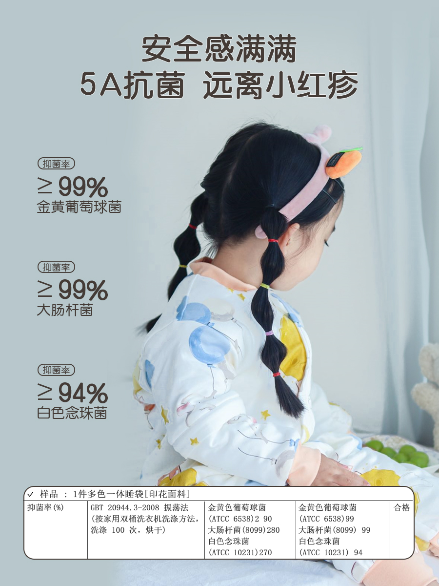 婴儿睡袋春秋冬款宝宝加厚恒温睡袋新生儿童防踢被纯棉四季通用