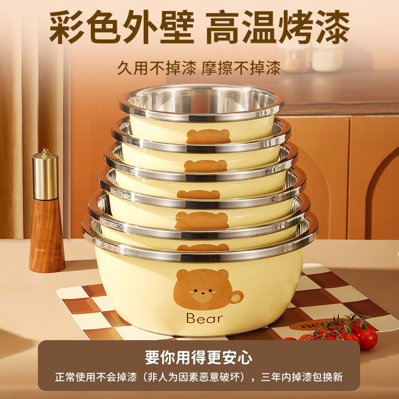 洗奶瓶专用盆不锈钢盆304食品级家用洗菜厨房和面盆婴儿清洗消毒
