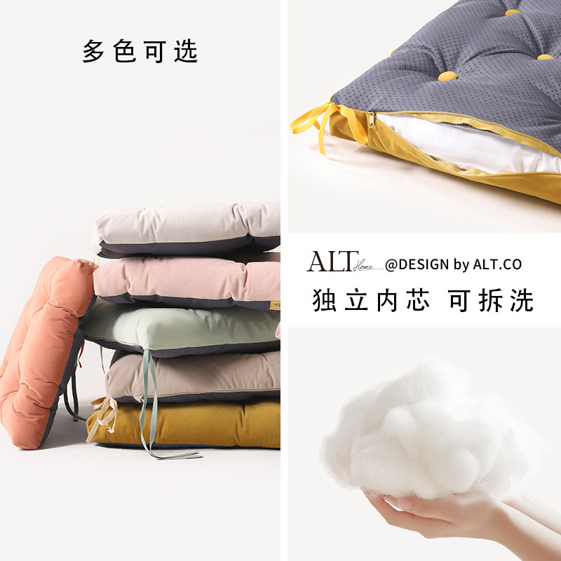 办公室坐垫椅子垫久坐防滑透气屁股垫软四季通用凳子座垫餐椅垫子