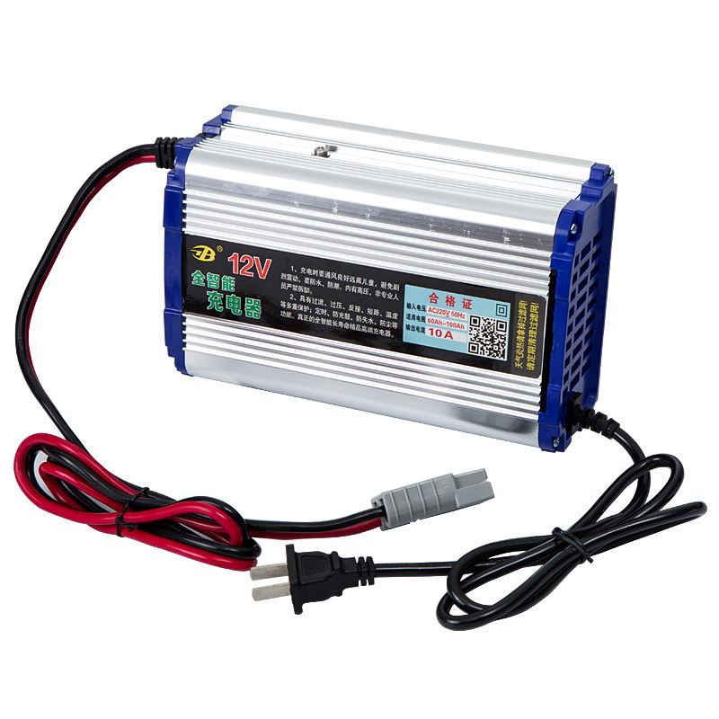 正波叉车电瓶充电器12V24V扫洗地机全半电动堆高车智能通用充电机 - 图3