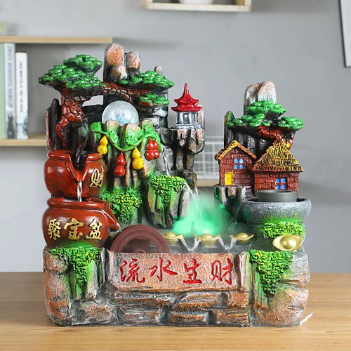 Sansui, чай «Горное облако», фонтан, увлажнитель воздуха, на удачу, подарок на день рождения