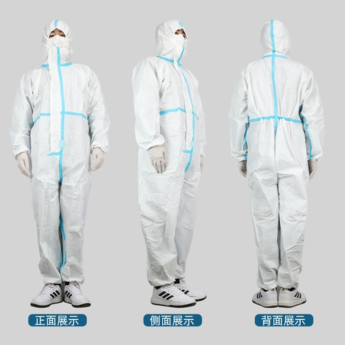 Медицинская защитная одежда, соединенная в соединении, изоляция одежды с одноразовой защитной одеждой.