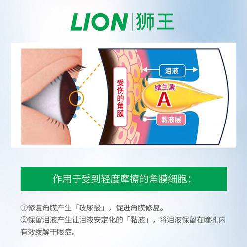 日本狮王smile微笑40保护角膜滴眼液眼药水缓解疲劳【部分临期】 - 图2