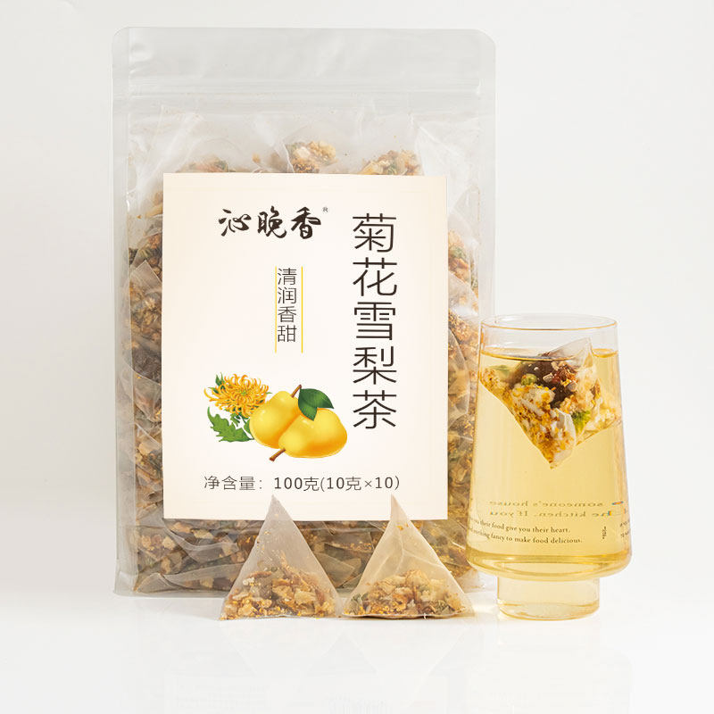 菊花雪梨茶枸杞包金银花 沁晚香代用/花草茶