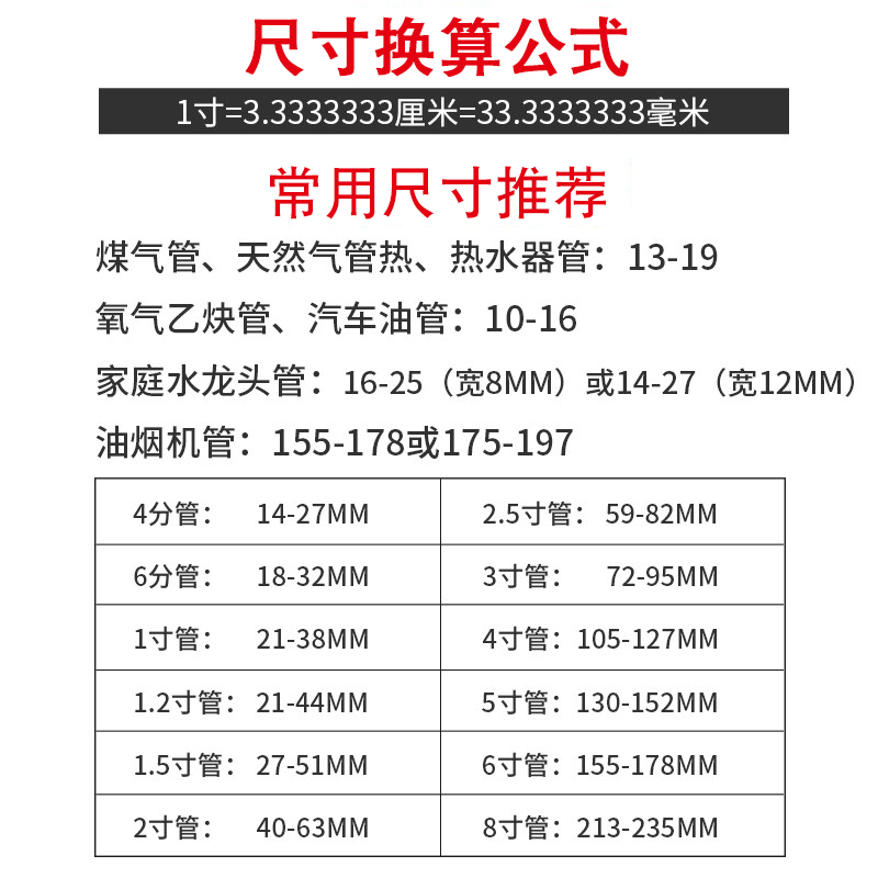 304不锈钢卡箍强力美式喉箍抱箍水管箍管夹管卡气管固定卡扣卡子 - 图1