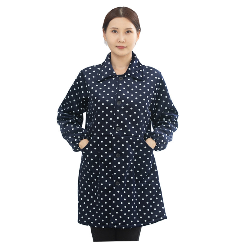 秋冬新款羽绒服罩衣长款女士围裙耐磨防脏加厚保暖厨房家务工作服,淘宝优惠券,粉丝福利购,淘宝优惠卷