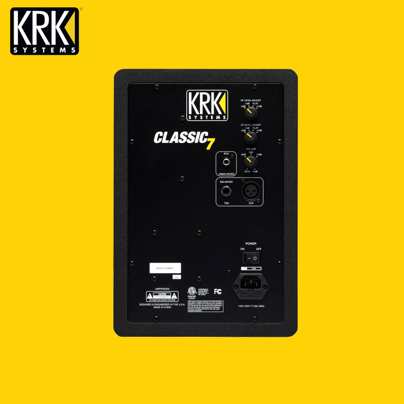 【官方专卖店】KRK CLASSIC 7 CL7 G3专业有源电脑监听音箱DJ音响 - 图3