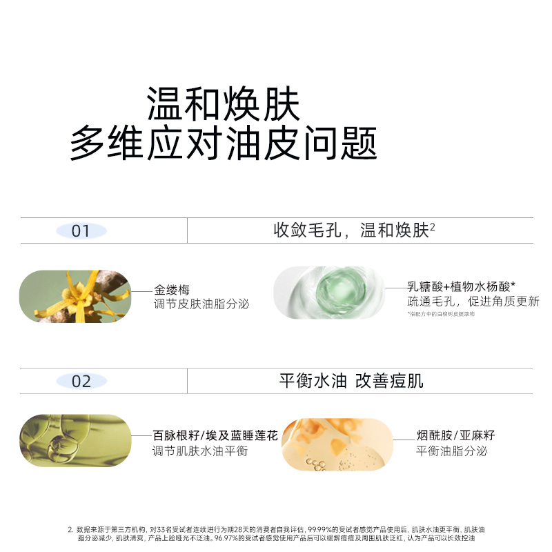皮宝控油清颜爽肤水控油清爽舒缓平衡男士国货控油