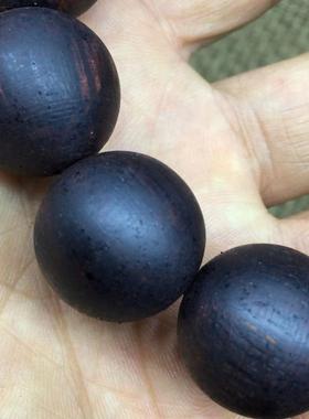 老料奇楠级缅甸降真香手串2.0佛珠高油满麻丝沉香手链椰奶香花香