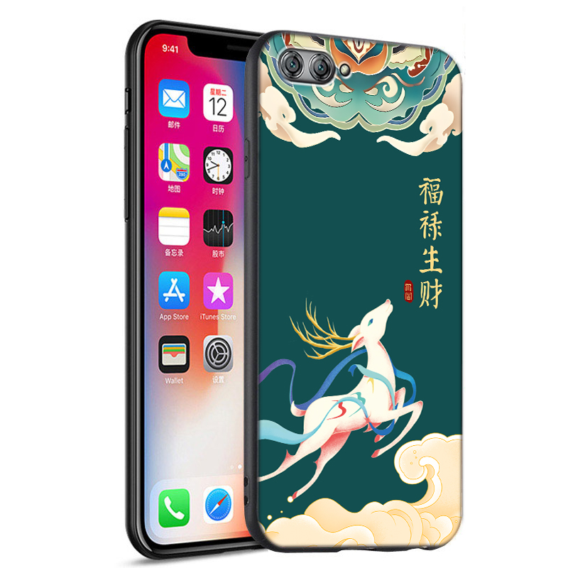 适用于华为荣耀10手机壳Honor10软壳型号COL-AL00TL10中国风colal00潮男coltl10女款H0n0r10防摔Huawei全包 - 图3