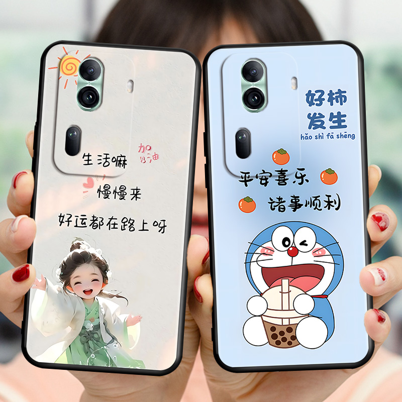 适用于opporeno11手机壳opopreno11保护套0pporeno11卡通oporeno11可爱opppreno11全包opp0防摔0pporano11潮-图0