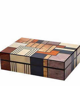 现代轻奢样板间置物架柜子红酒杯洋酒装饰画咖啡售楼处组合摆件