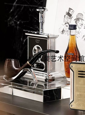 金软装饰品摆件复古雪茄烟斗道具