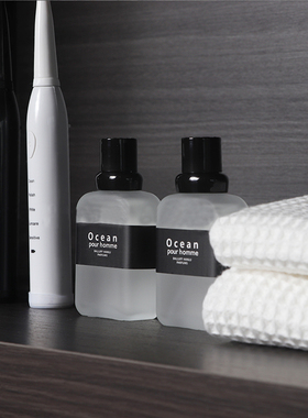 卫生间浴室柜阳台牙刷水乳液面霜瓶毛巾香薰蜡烛样板房摆件装饰