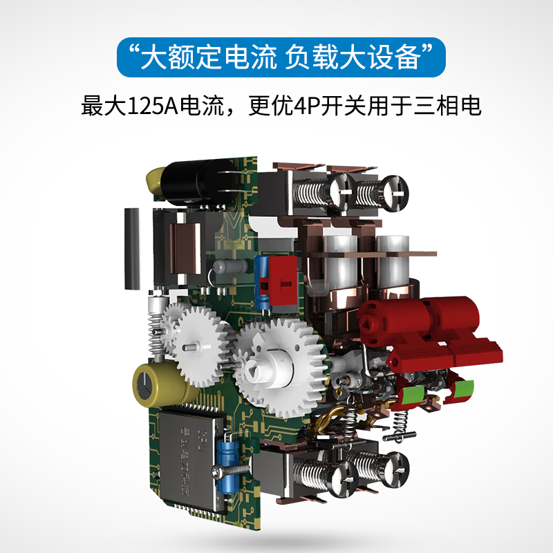 wifi无线智能手机遥控空气开关空开断路器易微联远程电源控制开关-图1