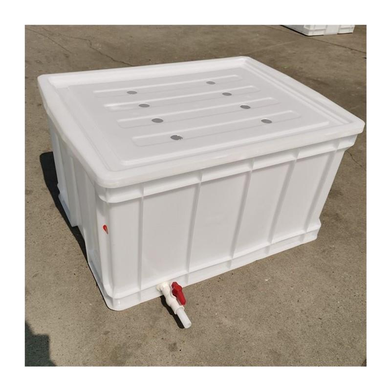 塑料箱带排水养鱼水箱带盖养装龟鱼的箱阀子周转箱养鱼带水养殖箱 - 图3