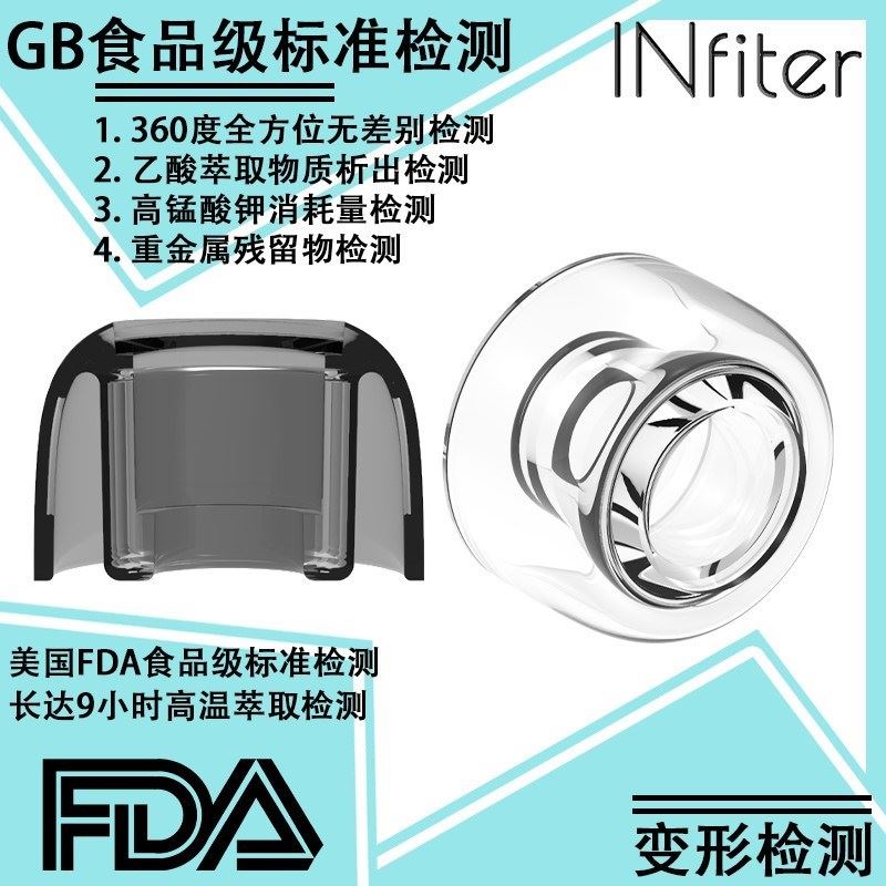 Infiter适用宝华韦健pi7耳机套耳塞套耳机塞套硅胶耳机软塞耳机帽-图2