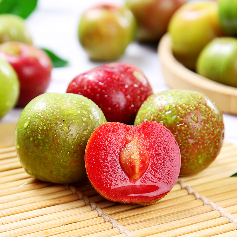 炜顿旗舰店炜顿 广东钱排三华李当季水果新鲜现货红心李整箱山华李子 发顺丰0