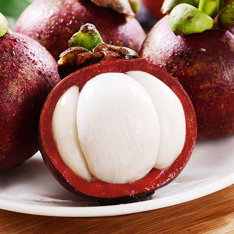 炜顿旗舰店现货泰国山竹新鲜水果5斤整箱顺丰包邮进口当季5A大果2份10斤装2