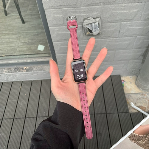 Huawei, совместимый браслет, часы, ремешок для часов, трендовые сменные креативные аксессуары, из натуральной кожи