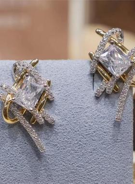 何家原厂925纯银度假系列编织方糖爱心结珍珠耳环女项链耳钉