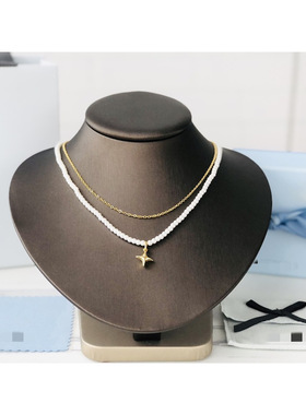 何家怦然心动星光气球告白珍珠项链925银925纯银耳环时尚手链