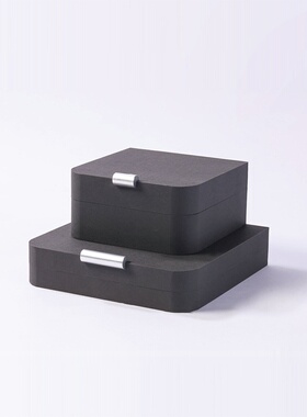 首饰盒皮革轻奢创意家居样板间卧室梳妆台衣帽间收纳摆件