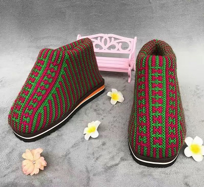 毛线棉鞋女男孺子牛成品编织钩织自己做打的外穿居家针织家用,淘宝优惠券,粉丝福利购,淘宝优惠卷