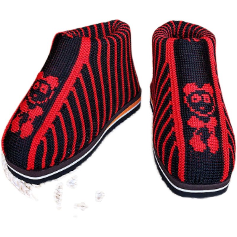 毛线棉鞋女男孺子牛成品编织钩织自己做打的外穿居家针织家用,淘宝优惠券,粉丝福利购,淘宝优惠卷