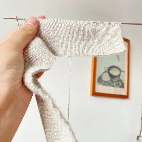 Свитер из нержавеющей стали, шерстяной шарф, плетеный комплект, 36см